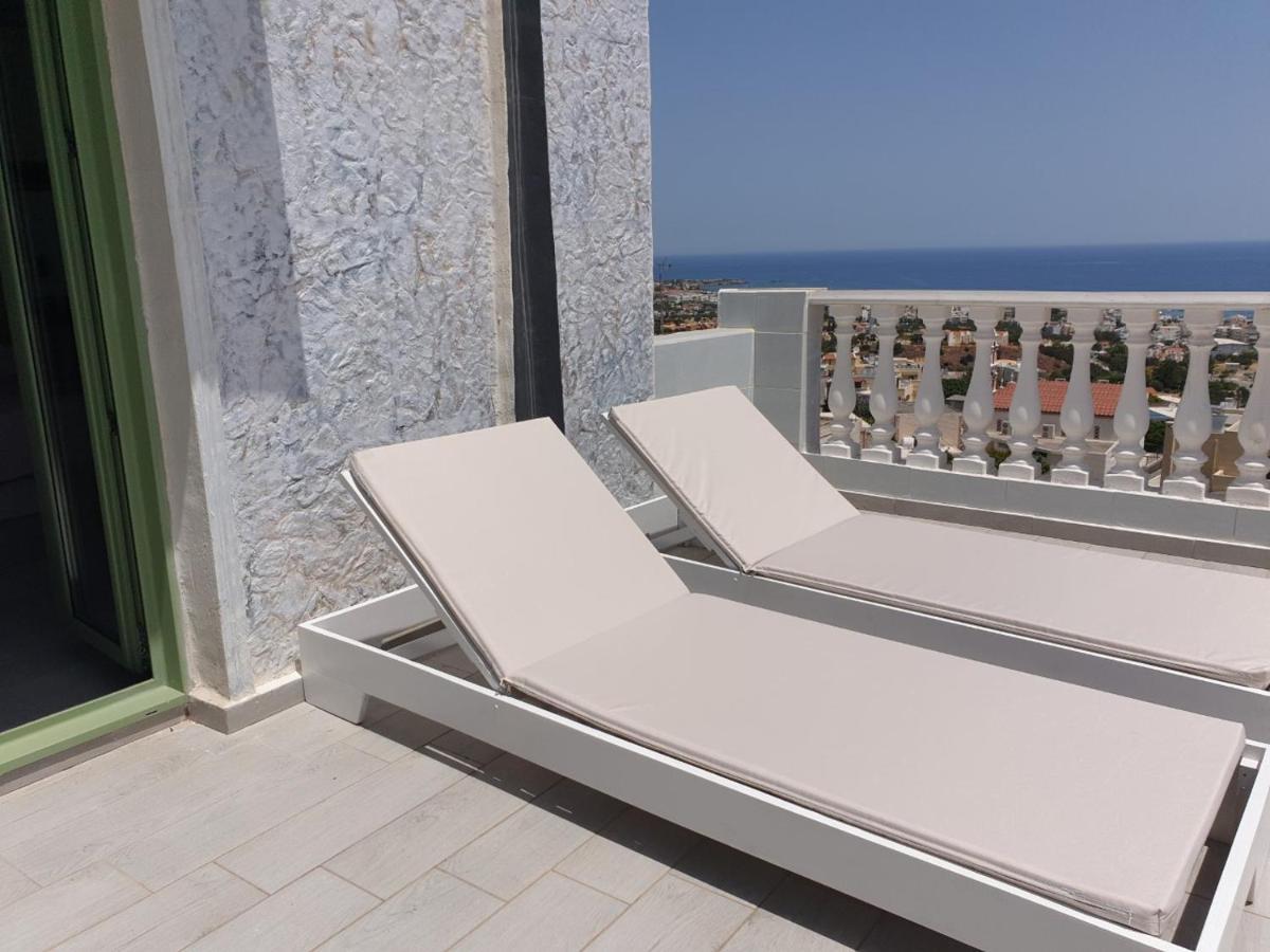 Private Studio sea view Hersonissos  Esterno foto