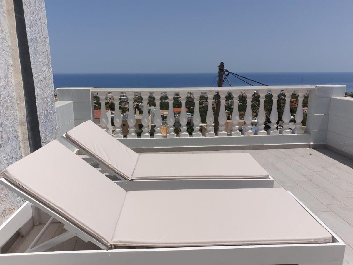 Private Studio sea view Hersonissos  Esterno foto